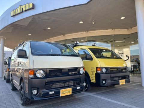 flexdreamハイエース三郷店　オートサロン　flexdreamデモカー